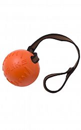 Игрушка для собак Doglike Мяч с лентой большой (Оранжевый)