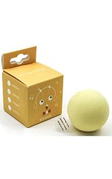 Игрушка для кошек PerseiLine Мячик интерактивный со звуком желтый