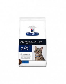 Hill's PD z/d Food Sensitivities сухой корм для кошек при пищевой аллергии 