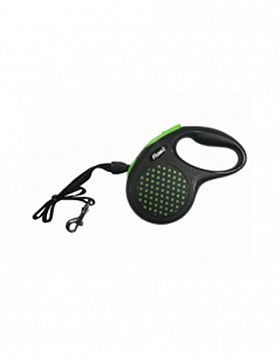 Рулетка Flexi Black Design Small цвет черный/зеленый (Германия)