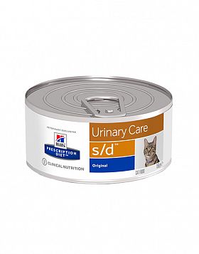 Hill's PD s/d Urinary Dissolution консервы для растворения струвитных уролитов у кошек 