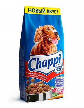 Chappi сухой корм для взрослых собак (ГОВЯДИНА ПО ДОМАШНЕМУ)
