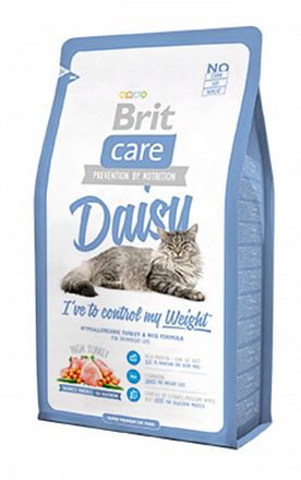 Brit Care Cat Daisy сухой корм для кошек, склонных к излишнему весу (ИНДЕЙКА),