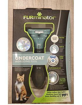 Щетка-триммер FURminator для кошек с короткой шерстью S 
