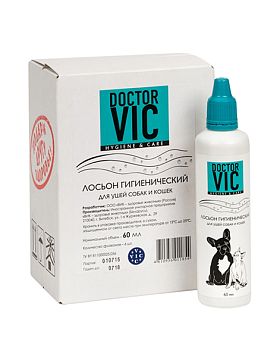 Лосьон Doctor VIC гигиенический для ушей собак 