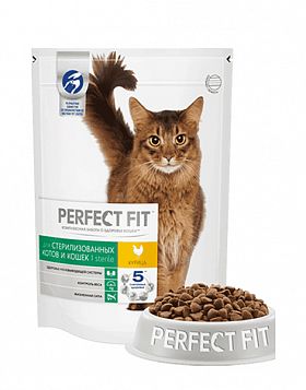 Perfect Fit Sterile сухой корм для кастрированных и стерилизованных кошек (КУРИЦА)