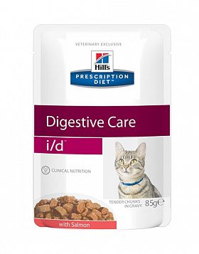 Hill's PD i/d Digestive Care пауч для кошек при проблемах с ЖКТ (ЛОСОСЬ) 