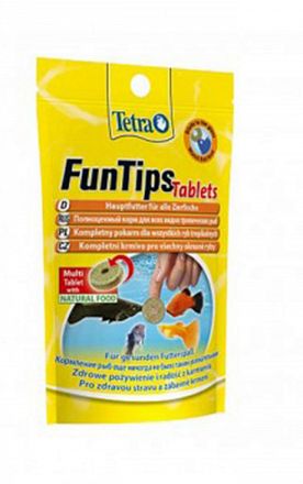 Tetra FunTips Tablets корм для всех видов рыб, прикрепляются к стеклу