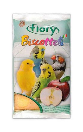 Лакомство для птиц Fiory Biscottelli Бисквиты с яблоком Италия