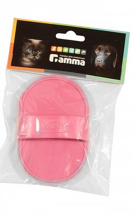 Щетка Gamma резиновая овальная (малая) для кошек