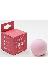 Игрушка для кошек PerseiLine Мячик интерактивный со звуком розовый