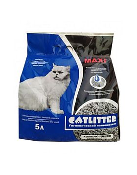 Наполнитель Catlitter carbon maxi комкующийся для кошек