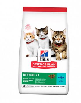 Hill's SP Kitten  сухой корм для котят с 3-х недель до 1 года, беременных и кормящих кошек (ТУНЕЦ)
