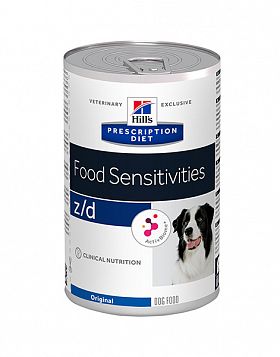 Hills PD z/d Ultra Food Sensitivities консервы для собак при острой пищевой аллергии 