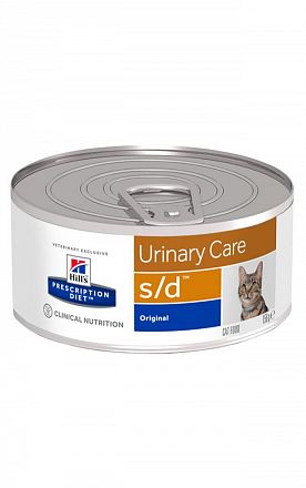 Hill's PD s/d Urinary Dissolution консервы для растворения струвитных уролитов у кошек 