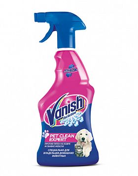 Vanish Oxi Action Pet Clean Expert пятновыводитель для ковров и обивки мебели спрей антисептик1
