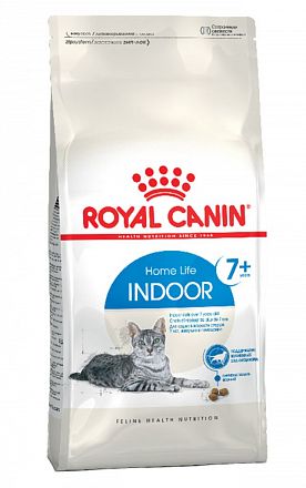 Royal Canin Indoor+7  сухой корм для взрослых кошек от 7 лет и старше живущих в помещении
