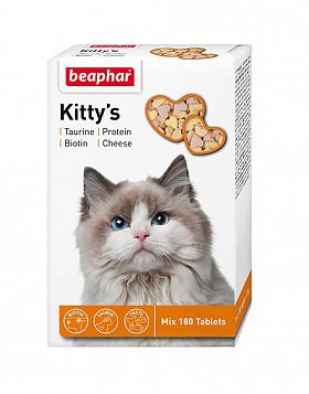 Beaphar Kitty's Mix кормовая добавка для кошек (ТАУРИН+БИОТИН+ПРОТЕИН) 
