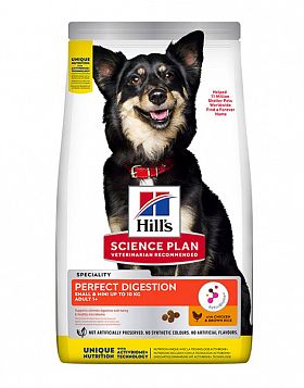 Hill's SP Small&Miniature Perfect Digestion сухой корм для собак мелких пород c чувствительным пищеварением