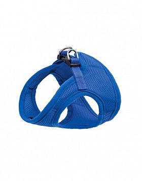 Комплект для животных Triol мягкая шлейка-жилетка+поводок нейлоновый, синий M 