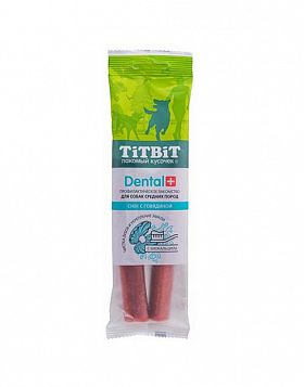 Лакомство для собак Titbit Dental+ Снек с говядиной 