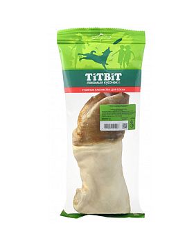 Лакомство для собак Titbit Нога говяжья резаная мягкая упаковка
