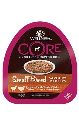 Wellness Core SMALL BREED SAVOURY MEDLE консервы для собак мелких пород (КУРИЦА-ИНДЕЙКА)