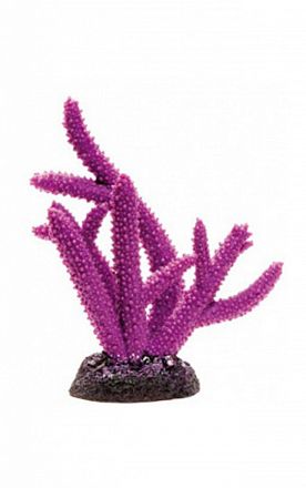 Аква декор Barbus Пластиковый коралл фиолетовый Decor 266