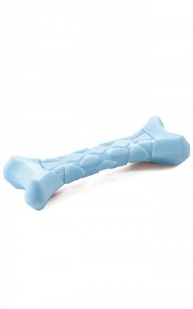 Игрушка для щенков Triol из термопластичной резины Косточка голубая 