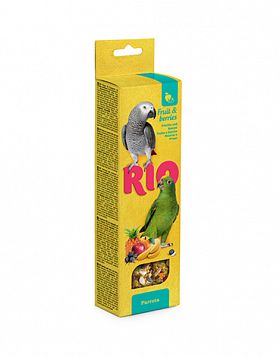 Лакомство для птиц Rio Палочки для крупных попугаев (ФРУКТЫ-ЯГОДЫ) 