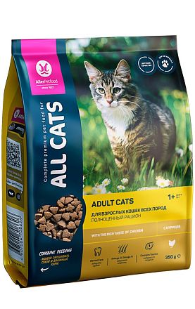 All Cats сухой корм для взрослых кошек (КУРИЦА)