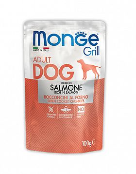 Monge Dog Grill  пауч для собак (ЛОСОСЬ)