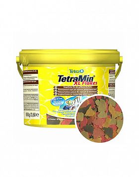Tetra Min XL Flakes сухой корм для декоративных рыб в виде крупных хлопьев