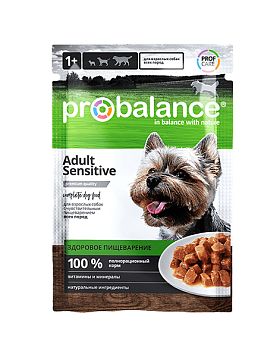 Probalance Sensitive пауч для собак с чувствительным пищеварением (КУРИЦА В СОУСЕ)