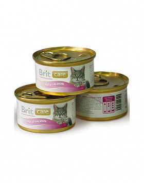 Brit Care  консервы для кошек (КУРИНАЯ ГРУДКА И СЫР)