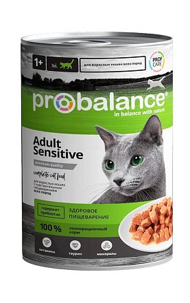 Probalance Sensitive консерва для кошек с чувствительным пищеварением