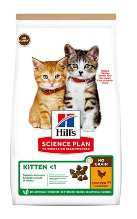 Hill's SP Kitten сухой корм для котят с 3-х недель до 1 года, беременных и кормящих кошек (КУРА+КАРТОФЕЛЬ)