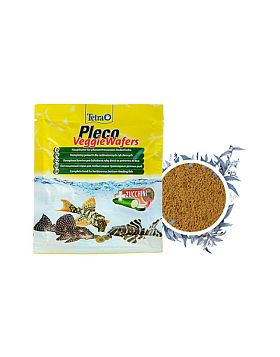 Tetra Pleco Veggie Wafers сухой корм для всех растительноядных донных рыб (присосок)
