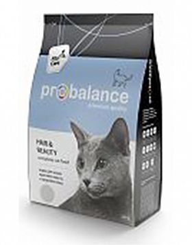 Probalance сухой корм  для взрослых кошек Красивая шерсть и здоровая кожа 