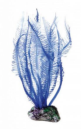 Аква декор Barbus Силиконовый коралл синий Decor 221