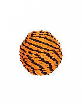 Игрушка для собак Doglike Мяч Броник средний (оранжевый-черный) 