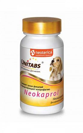 Unitabs Neokarpol витаминная добавка для щенков и собак для нормализации пищеварения 