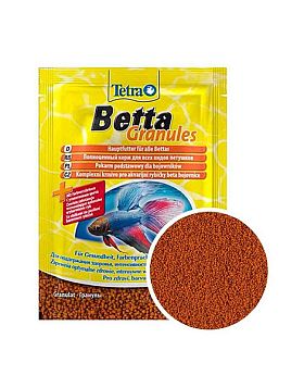 Tetra Betta Granules гранулы основной корм для всех видов петушков