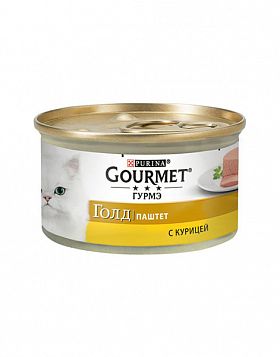 Gourmet Gold консерва для кошек (ПАШТЕТ ИЗ КУРИЦЫ)