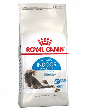 Royal Canin Indoor Long Hair 35 сухой корм для длинношерстных кошек живущих в помещении