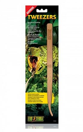 Щипцы для кормления рептилий Exo Terra Bamboo Feeding Tweezers из бамбука 