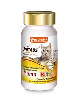 Unitabs Mama+Kitty витаминная добавка для котят, беременных и кормящих кошек 