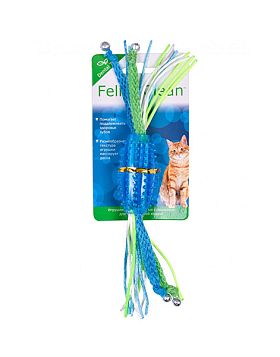 Игрушка для кошек Feline Clean Dental Конфетка прорезыватель с лентами, резина