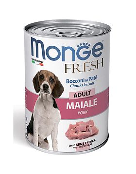Monge Dog Fresh Chunks in Loaf консервы для собак (МЯСНОЙ РУЛЕТ СВИНИНА)