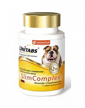 Витамины Unitabs SlimComplex Q10 для собак 